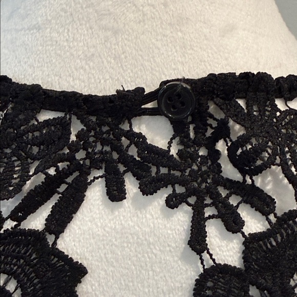 Mi Ami Francesca’s Black Dressy Lined Lace Mini Dress Open Back Fitted NWT M - Picture 11 of 16